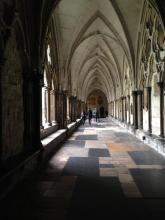 The cloister of Westminster Abbey
